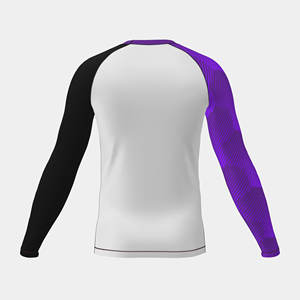 BJJ rash GUARD แบบแห้งเร็วสำหรับผู้ชายเสื้อรัชการ์ดสำหรับออกกำลังกายกีฬากันแดดแขนยาวน้ำหนักเบา - Product Image 6