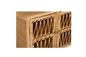 Armoire à poupées en rotin naturel avec étagère de rangement tissée, étagère à plantes, décoration pour chambre d'enfants - Product Image 5