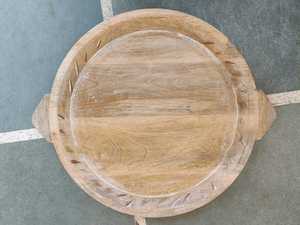 Plat à soupe rectangulaire gravé à la main en bois - Product Image 3