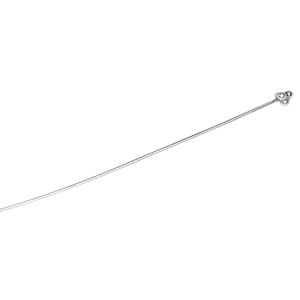 Diadema de plata de ley de 60*0,5mm con bola, hallazgos de joyería, fabricación de joyas, materia prima, diademas y ojales - Product Image 6