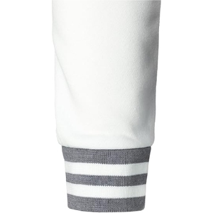 Men Classic Grey Varsity Jacket Premium Athletic Letterman with Contrast White Sleeves wholesale cheap price - Product Image 6