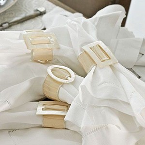 Hot High Quality Brass and Aluminium High-<b>end</b> Wedding Banquet Decorations Napkin Ring Whole Sale and Rose Round Napkin Ring... - Product Image 4