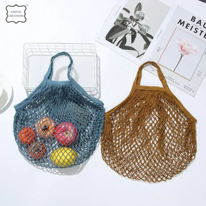 Cordon léger transparent lavable de sac de déchet de maille de coton organique réutilisable qui respecte l'environnement pour l'usage industriel d'achats - Product Image 5