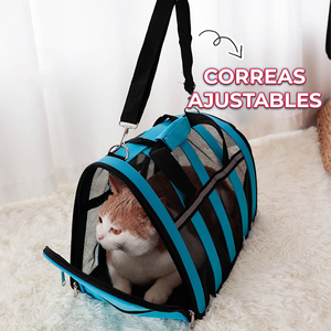 Borsa Trasportino Grande per Animali Domestici, Comoda e Sicura per Viaggiare, per Cani e Gatti, Traspirante e Regolabile, Forma Quadrata - Product Image 3
