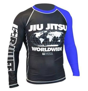 Venta al por mayor de sublimación de diseño personalizado de manga larga Rash Guard Jiu Jitsu Rash Guard Bjj Rash Guard - Product Image 5