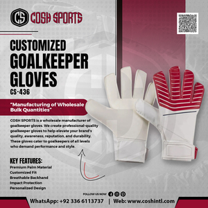 Guantes de Portero con Palma Plana, Diseño a Rayas Blancas y Azules, Guantes de Fútbol con Agarre de Látex Duradero y Correa de Muñeca Segura - Product Image 6