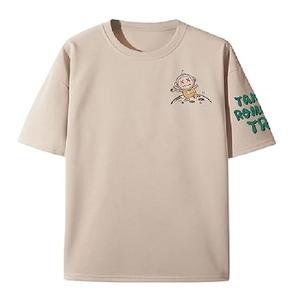 New Available Top Quality Printed Color Short Sleeve Round Neck100% Cotton Single Jersey T-<b>shirt</b> From Bangladesh Factory Price - Product Image 5