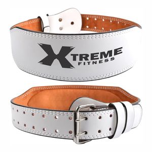 Favorable Price Heavy Duty Breathable Cowhide Leather Weightlifting Belt for Powerlifting Weight Training 6inch Waist Back - Product Image 3