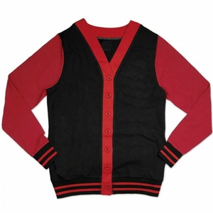 Vente en gros de vêtements grecs style cardigan pull avec couleur personnalisée et broderie tricot sororité université collège pull unisexe - Product Image 6