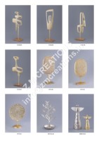 Escultura Moderna Minimalista de Lujo para Boda, Figura de Aluminio Dorado, Hecha a Mano, Ecológica, Arte Pop, Decoración para Sala de Estar