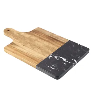 Fournisseurs et vente en gros de produits de cuisine de luxe en granit et en bois fantaisie planche à découper écologique - Product Image 1