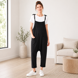 Pantaloni Premaman, Tuta in Cotone Stile Europeo e Americano, Body Comodo per Donne in <span class=keywords><strong>Gravidanza</strong></span> - Product Image 6