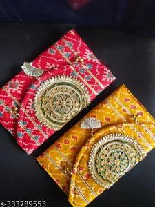 Sobre en efectivo multicolor con decoración de perlas para Festival Haldi Mehendi regalo niñas mujeres joyería bolsa bolsas de regalo de boda - Product Image 5