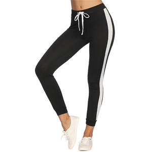 Pantalones de chándal de gimnasio para mujer con cierre de botón al por mayor etiqueta privada personalizada tela de lona para correr de felpa francesa para la temporada de invierno - Product Image 1