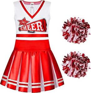 Uniforme Profesional de Animadoras para Niñas |   Diseño Impreso |   Tela de Secado Rápido 100% Poliéster |   Ligero y Transpirable para - Product Image 5