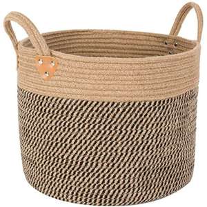 Panier et poubelle de style bohème Conception personnalisée Récipient de boisson personnalisé en jute pur écologique en gros Seau en jonc de mer - Product Image 5