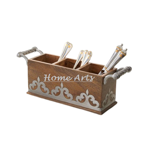 Porte-couverts en acier inoxydable et en bois Porte-couverts en forme de taille personnalisée de qualité supérieure au prix le plus bas - Product Image 3