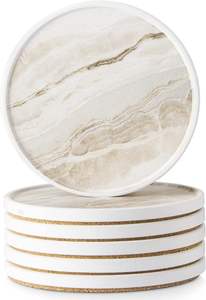 hot selling Beige marbled resin oval tray decorative serving plate epoxy platter charger dish for snacks <b>soap</b> jewelry candle - Product Image 2