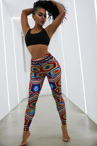 Leggings de sport taille haute pour femmes à prix raisonnable ODM Design personnalisable Impression numérique Logo Broderie pour le yoga - Product Image 4