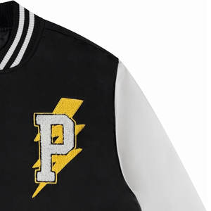 Blouson Bomber d'Hiver Personnalisé Brodé pour Garçons, Enfants et Tout-Petits, Style Rétro, Boutons Cachés, Logo – Vente en Gros - Product Image 5