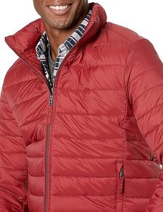 Chaqueta de Invierno Acolchada de Color Marrón Claro de la Mejor Calidad, Chaqueta de Burbuja de Nailon Unisex Informal para Exteriores - Product Image 5