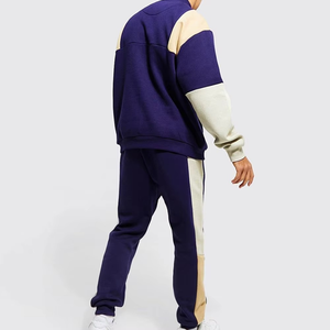 Ensemble de survêtement de haute qualité, surdimensionné, confortable et respirant, à épaules tombantes pour hommes, ensemble de survêtement deux pièces dernier modèle pour hommes - Product Image 6