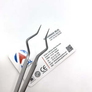 Pince à cils pointue professionnelle en acier inoxydable | Pince à cils pointue professionnelle en acier inoxydable avec échantillon gratuit - Product Image 5