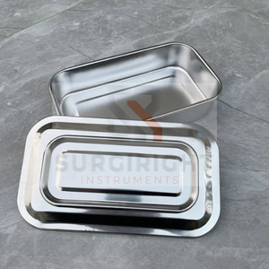 Disinfection <b>Box</b> Thickened Stainless Steel Covered Tray BY Surgiright Instruments - Product Image 2
