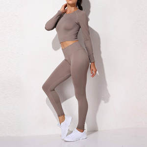 Conjunto de Yoga para Mujer OEM, Logotipo Personalizado, Leggings y Sujetador Deportivo, Proveedor de Ropa Deportiva de Alta Calidad al por Mayor - Product Image 2