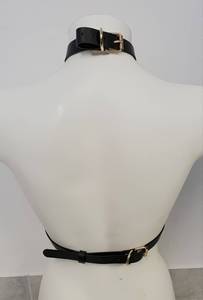 Harnais de poitrine ceinture en cuir femmes sangles de ceinture boucles mode LWH-0045B de corps - Product Image 6