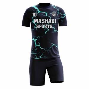 Conjuntos de Uniformes de Fútbol Cortos Sublimados Personalizados y Transpirables para Equipos de Club, 100% Poliéster, Absorben la Humedad, Protección UV - Product Image 5