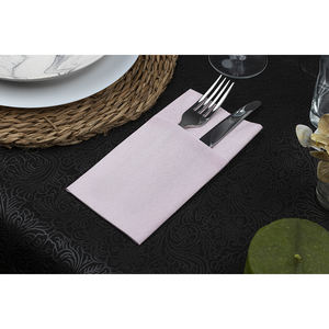 Servilletas de bolsillo Kanguro con estampado Texas, color burdeos, 40x40cm, de tejido suave y secado rápido, 480 unidades, B2B - Product Image 1