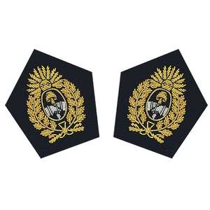 Best Quality Handmade Embroidery 3D Bullion Wire Custom Size & Shape <b>Pin</b> on Badges New Style Embroidered for Sale - Product Image 4