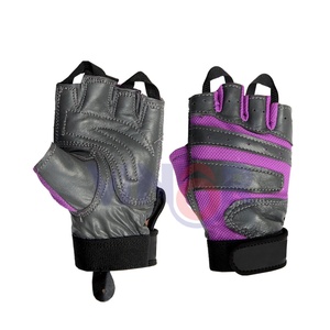 Gants de musculation en cuir et caoutchouc personnalisés avec logo de salle de sport, prix bas, accessoire de fitness haut de gamme - Product Image 5