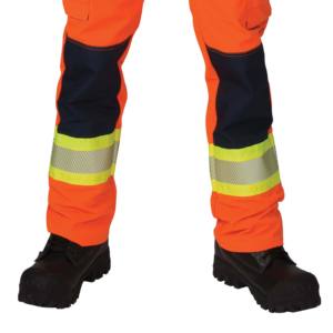 Pantalons de travail réfléchissants droits pour hommes, nouveaux, de sécurité, vente en gros, 2025, professionnels, 100% coton, tissu Oxford, coupe-vent - Product Image 3