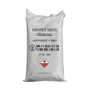 Charbon de coco Lintas Era (charbon noir) - Charbon actif pour usage industriel - Vente en gros Thaïlande - Haute qualité - 2,5 % de cendres - Product Image 1