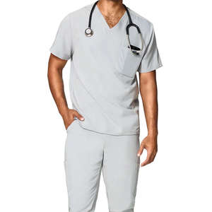 Vente chaude de haute qualité ensembles de gommage personnalisés pour hommes femmes tissé 100% coton tissu hôpital utilisation détection d'aiguille dernière - Product Image 1