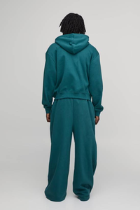 Sudadera con Capucha para Hombre, 100% Algodón, Casual, Sólida, Hombros Caídos, Estilo Oversize, Calidad de Lujo, Tejido Grueso de Felpa Francesa, Ecológica - Product Image 5