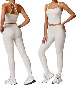 Racerback leggy yoga set ONSTYLE SPORTS tejido transpirable sin costuras para mayor comodidad durante los entrenamientos - Product Image 5