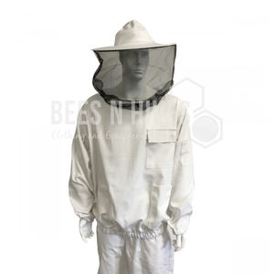 ผ้ากันเปื้อนทำจากผ้าฝ้าย100% สำหรับคลุมหน้า,อุปกรณ์ป้องกันน้ำผึ้งมาตรฐานสำหรับผู้เลี้ยงผึ้ง - Product Image 1