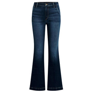 กางเกงยีนส์ทรงสลิมฟิตสไตล์สตรีทแวร์ระบายความร้อนแบบเรียงซ้อนสไตล์วินเทจ - Product Image 1