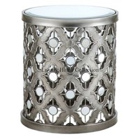 Designer de décoration pour la maison Fancy Look Center Table Creative Design Sofa Side Table Fancy Look Golden Shade Legs With White Top