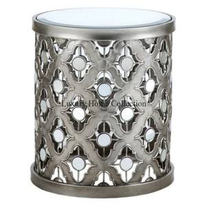 Designer de décoration pour la maison Fancy Look Center Table Creative Design Sofa Side Table Fancy Look Golden Shade Legs With White Top - Product Image 2