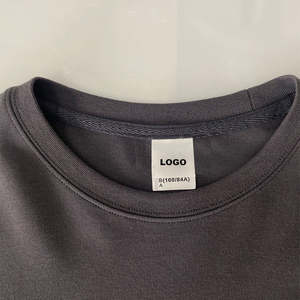 Sweat-shirt technique de bouffée de cou de couleur unie 300gr vêtements imprimés en polaire de haute qualité compagnon de sweat-shirt haut - Product Image 3