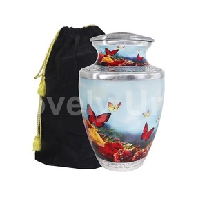 เถ้ากระดูกสำหรับผู้ใหญ่พร้อมถุงกำมะหยี่รูปท้องฟ้าสีน้ำเงิน - Product Image 4