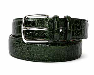 Nouvelle ceinture en cuir de luxe à boucle ardillon en alliage, motif vague dorée, en peau de vache, de haute qualité et très vendue - Product Image 1