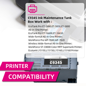 Tatrix Epson c9345 bảo trì hộp c9345 cho Epson l8050 l18050 et5800 et5850 et16600 ET-16650 stc8000 l15150 - Product Image 2