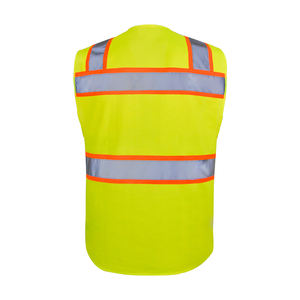 Chaleco reflectante Chaleco DE SEGURIDAD Ropa con LOGO Chaleco DE SEGURIDAD reflectante con tira reflectante de alto brillo - Product Image 3
