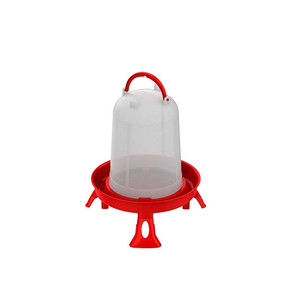 Eco <b>Poultry</b> <b>Drinker</b> with Legs Red 5 L. - Product Image 1