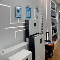 Kit Complet Tout-en-un 5kW MPPT Onduleur Hybride à Onde Sinusoïdale Pure avec Batterie LiFePO4 Intégrée, Silicium Monocristallin pour Usage Domestique